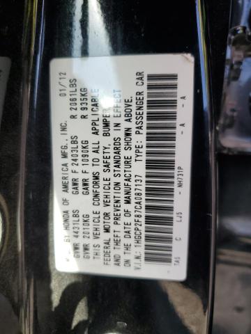 Photo 12 VIN: 1HGCP2F87CA087137 - HONDA ACCORD EXL 