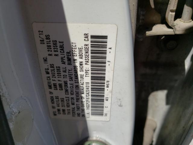 Photo 9 VIN: 1HGCP2F87CA204019 - HONDA ACCORD EXL 