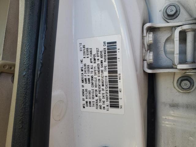 Photo 12 VIN: 1HGCP2F87CA223119 - HONDA ACCORD EXL 