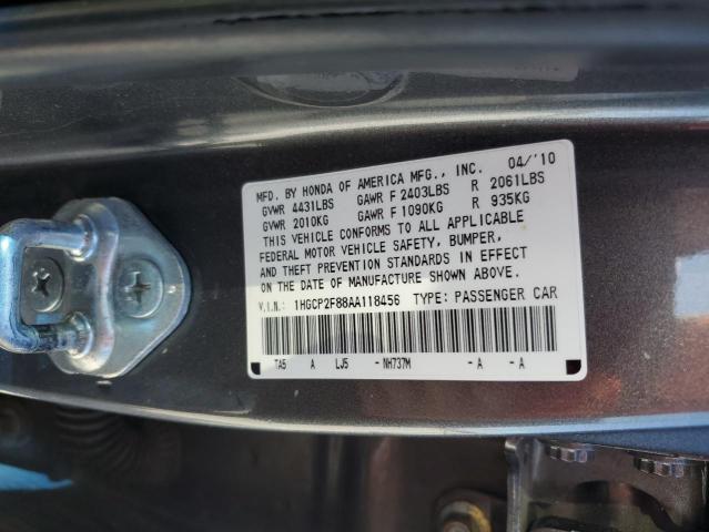 Photo 11 VIN: 1HGCP2F88AA118456 - HONDA ACCORD EXL 