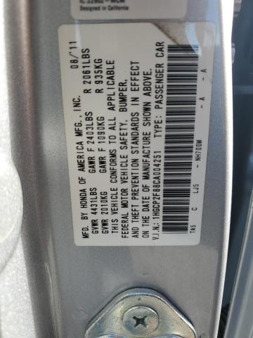 Photo 12 VIN: 1HGCP2F88CA004251 - HONDA ACCORD EXL 