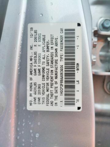 Photo 11 VIN: 1HGCP2F89AA063404 - HONDA ACCORD EXL 