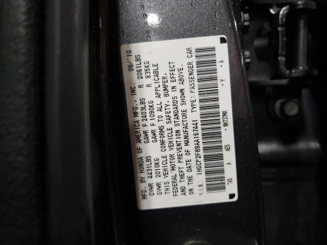 Photo 11 VIN: 1HGCP2F89AA167441 - HONDA ACCORD EXL 