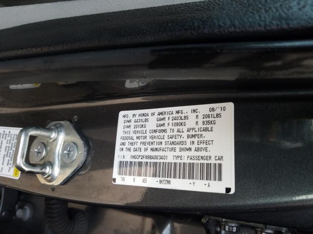 Photo 9 VIN: 1HGCP2F89BA003401 - HONDA ACCORD EXL 