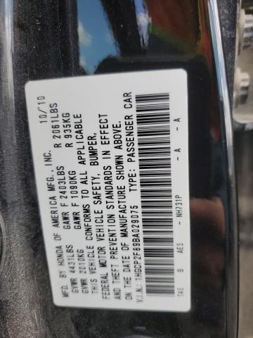 Photo 11 VIN: 1HGCP2F89BA029075 - HONDA ACCORD EXL 