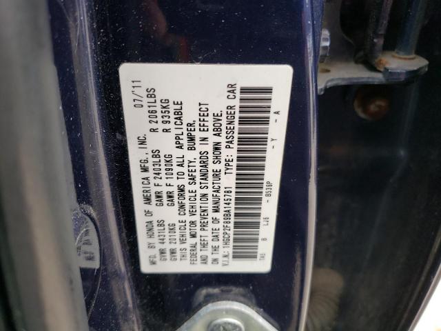 Photo 12 VIN: 1HGCP2F89BA145781 - HONDA ACCORD EXL 