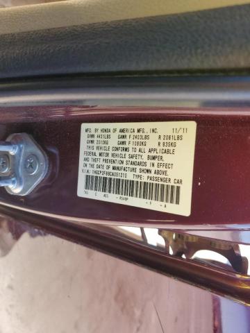 Photo 12 VIN: 1HGCP2F89CA051210 - HONDA ACCORD EXL 