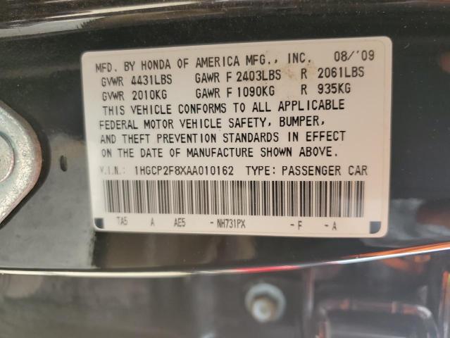 Photo 11 VIN: 1HGCP2F8XAA010162 - HONDA ACCORD 