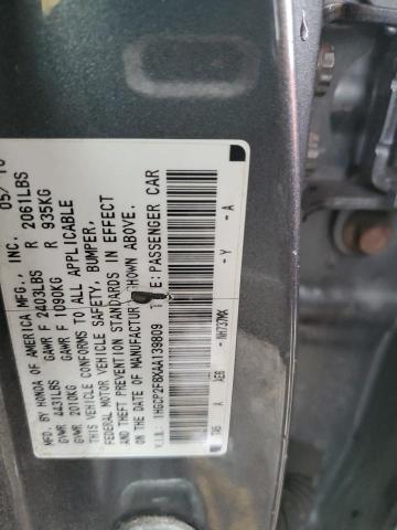 Photo 11 VIN: 1HGCP2F8XAA139809 - HONDA ACCORD EXL 