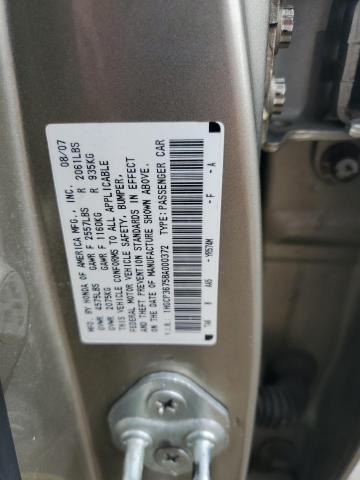 Photo 12 VIN: 1HGCP36758A000372 - HONDA ACCORD EX 