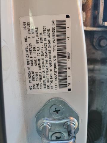 Photo 11 VIN: 1HGCP36768A007279 - HONDA ACCORD EX 