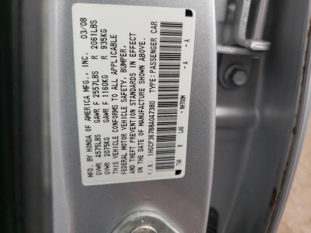 Photo 11 VIN: 1HGCP36788A047380 - HONDA ACCORD 