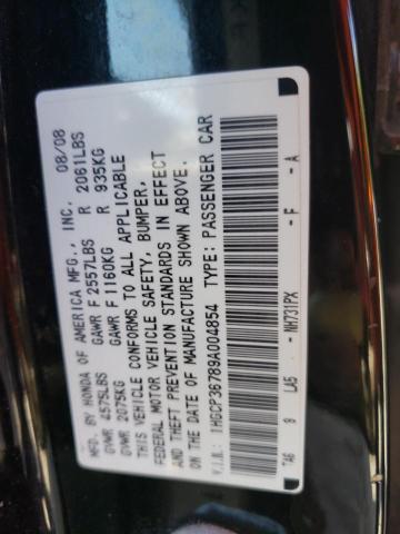 Photo 11 VIN: 1HGCP36789A004854 - HONDA ACCORD EX 