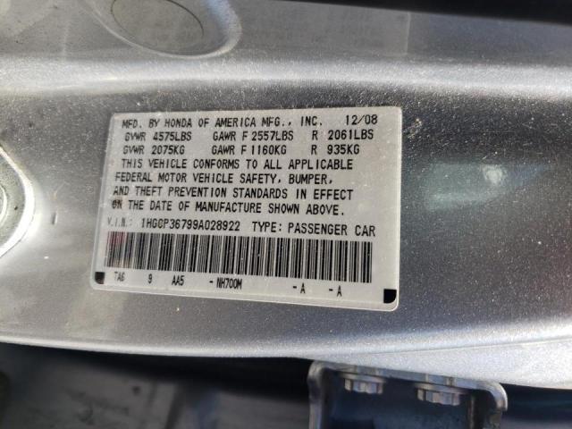 Photo 9 VIN: 1HGCP36799A028922 - HONDA ACCORD EX 