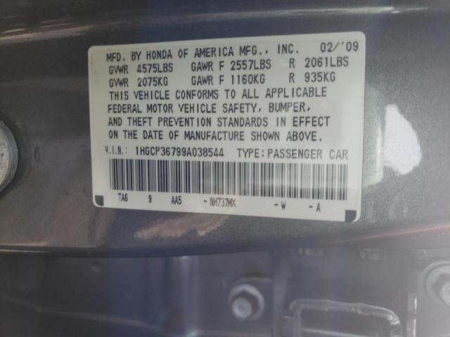 Photo 9 VIN: 1HGCP36799A038544 - HONDA ACCORD EX 