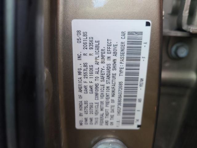 Photo 11 VIN: 1HGCP36808A072685 - HONDA ACCORD EXL 