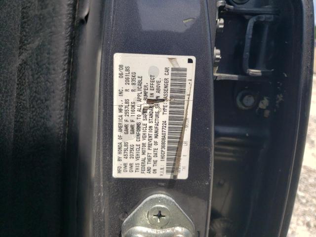 Photo 11 VIN: 1HGCP36808A077224 - HONDA ACCORD 