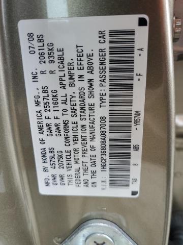 Photo 12 VIN: 1HGCP36808A087008 - HONDA ACCORD 