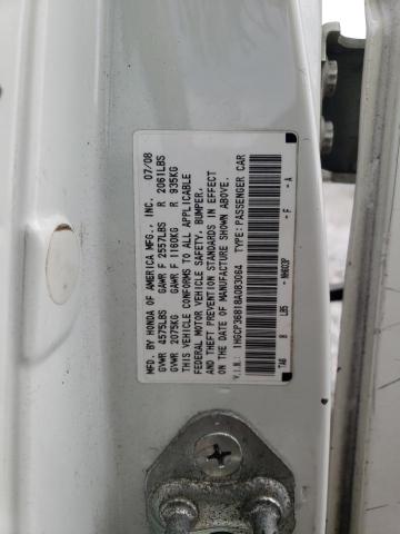 Photo 11 VIN: 1HGCP36818A083064 - HONDA ACCORD EXL 