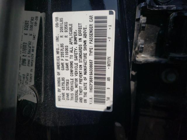 Photo 11 VIN: 1HGCP36819A008687 - HONDA ACCORD EXL 