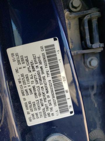 Photo 12 VIN: 1HGCP36828A032219 - HONDA ACCORD 