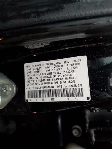 Photo 11 VIN: 1HGCP36828A072784 - HONDA ACCORD 