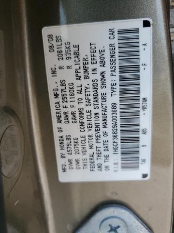 Photo 12 VIN: 1HGCP36829A003689 - HONDA ACCORD EXL 