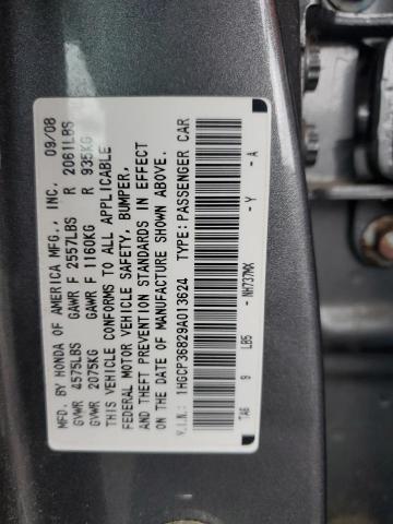 Photo 11 VIN: 1HGCP36829A013624 - HONDA ACCORD EXL 