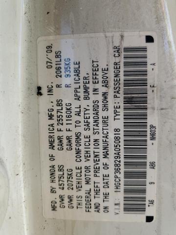 Photo 11 VIN: 1HGCP36829A050818 - HONDA ACCORD EXL 