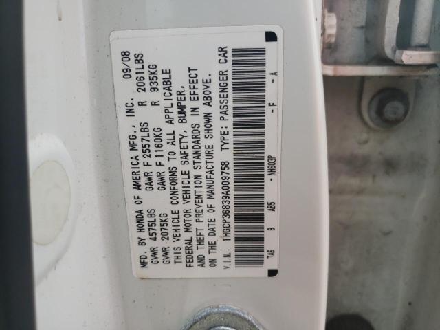 Photo 11 VIN: 1HGCP36839A009758 - HONDA ACCORD EXL 