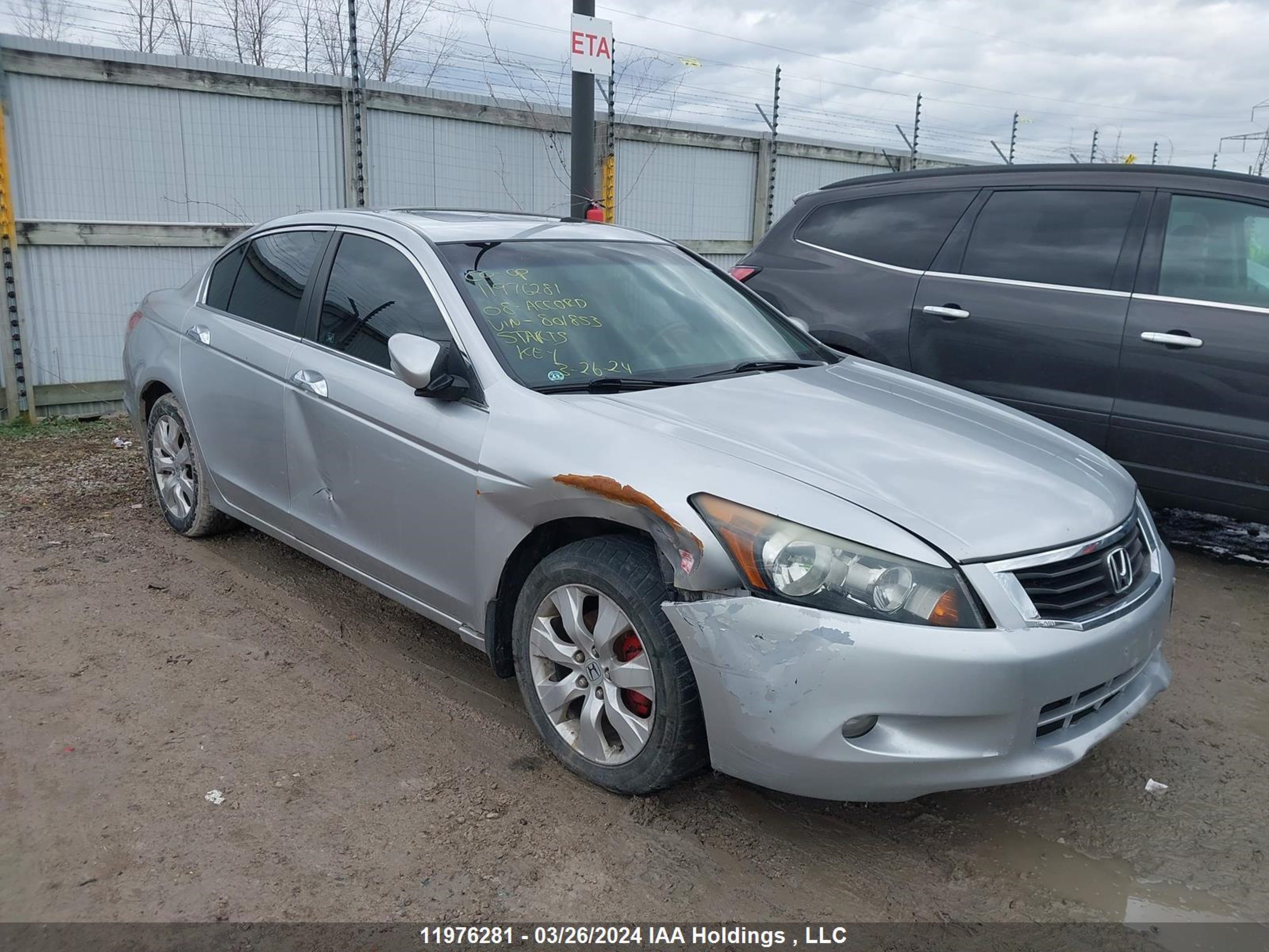 Photo 5 VIN: 1HGCP36848A801853 - HONDA ACCORD 