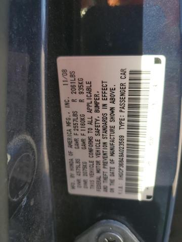 Photo 11 VIN: 1HGCP36849A023569 - HONDA ACCORD EXL 