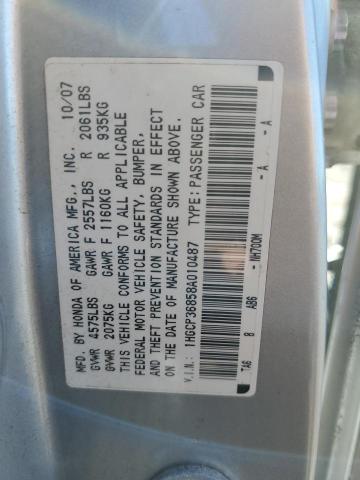 Photo 12 VIN: 1HGCP36858A010487 - HONDA ACCORD 