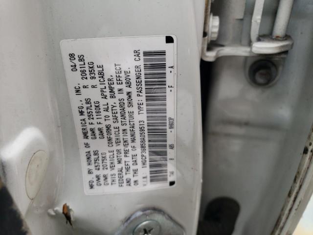 Photo 11 VIN: 1HGCP36858A059513 - HONDA ACCORD 