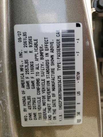 Photo 11 VIN: 1HGCP36878A003475 - HONDA ACCORD 