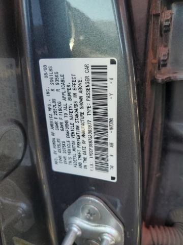 Photo 11 VIN: 1HGCP36879A003977 - HONDA ACCORD EXL 