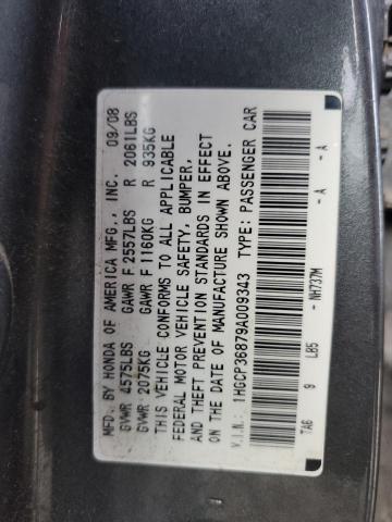 Photo 11 VIN: 1HGCP36879A009343 - HONDA ACCORD EXL 