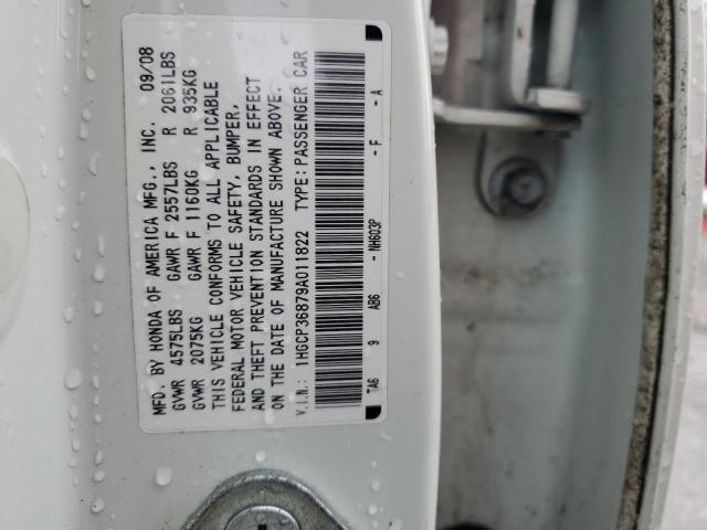 Photo 11 VIN: 1HGCP36879A011822 - HONDA ACCORD EXL 