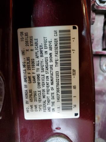 Photo 11 VIN: 1HGCP36879A021203 - HONDA ACCORD 