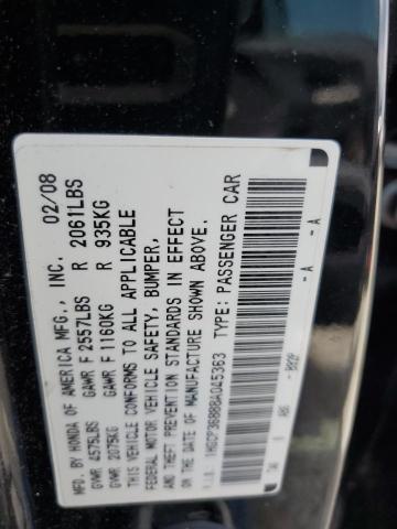 Photo 11 VIN: 1HGCP36888A045363 - HONDA ACCORD EXL 