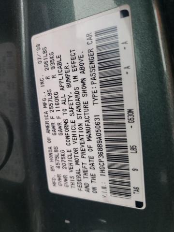 Photo 11 VIN: 1HGCP36889A050631 - HONDA ACCORD EXL 