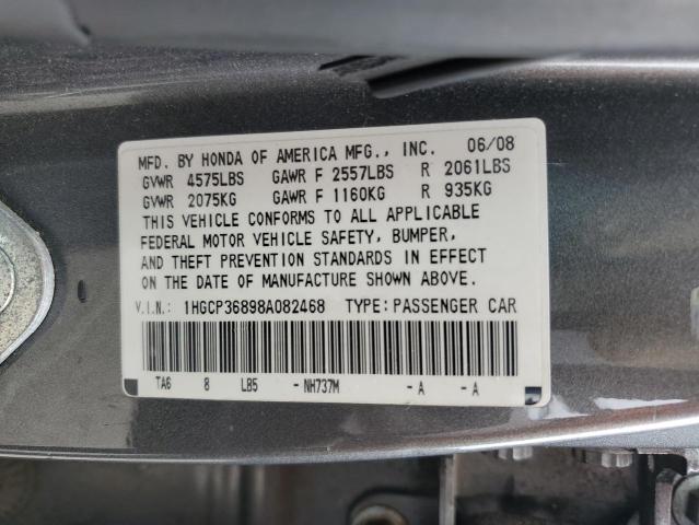 Photo 11 VIN: 1HGCP36898A082468 - HONDA ACCORD 