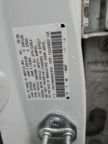 Photo 11 VIN: 1HGCP36899A003530 - HONDA ACCORD 