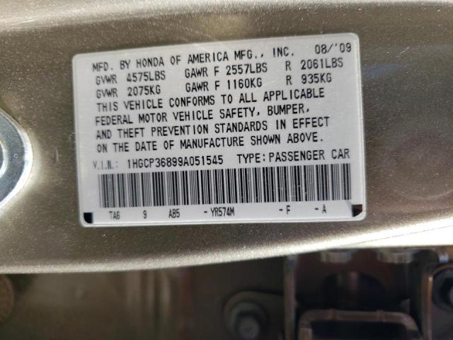 Photo 11 VIN: 1HGCP36899A051545 - HONDA ACCORD 