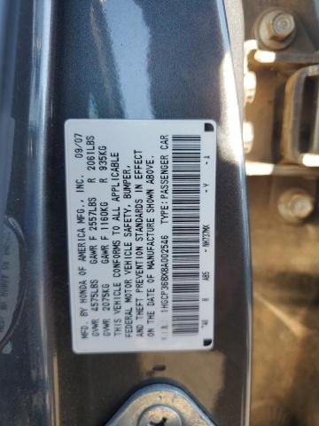 Photo 12 VIN: 1HGCP368X8A002546 - HONDA ACCORD EXL 