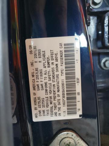 Photo 11 VIN: 1HGCP368X9A008011 - HONDA ACCORD EXL 