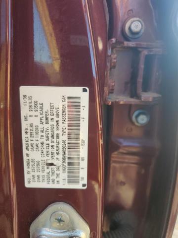 Photo 11 VIN: 1HGCP368X9A026248 - HONDA ACCORD EXL 