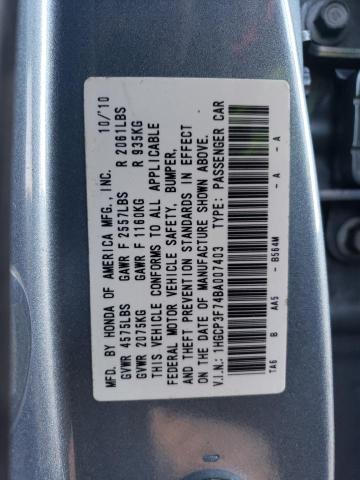 Photo 11 VIN: 1HGCP3F74BA007403 - HONDA ACCORD EX 