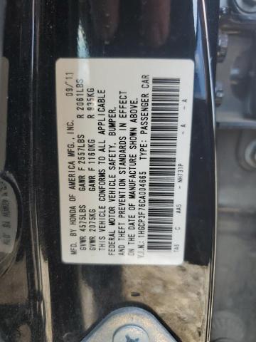 Photo 11 VIN: 1HGCP3F76CA004665 - HONDA ACCORD EX 