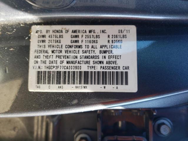 Photo 9 VIN: 1HGCP3F77CA003900 - HONDA ACCORD EX 